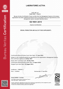 [ISO 9001] 2024 EN - LABORATOIRES ACTIVA (1)